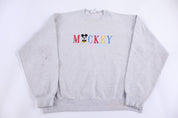 Mickey Mouse Embroidered Sweatshirt