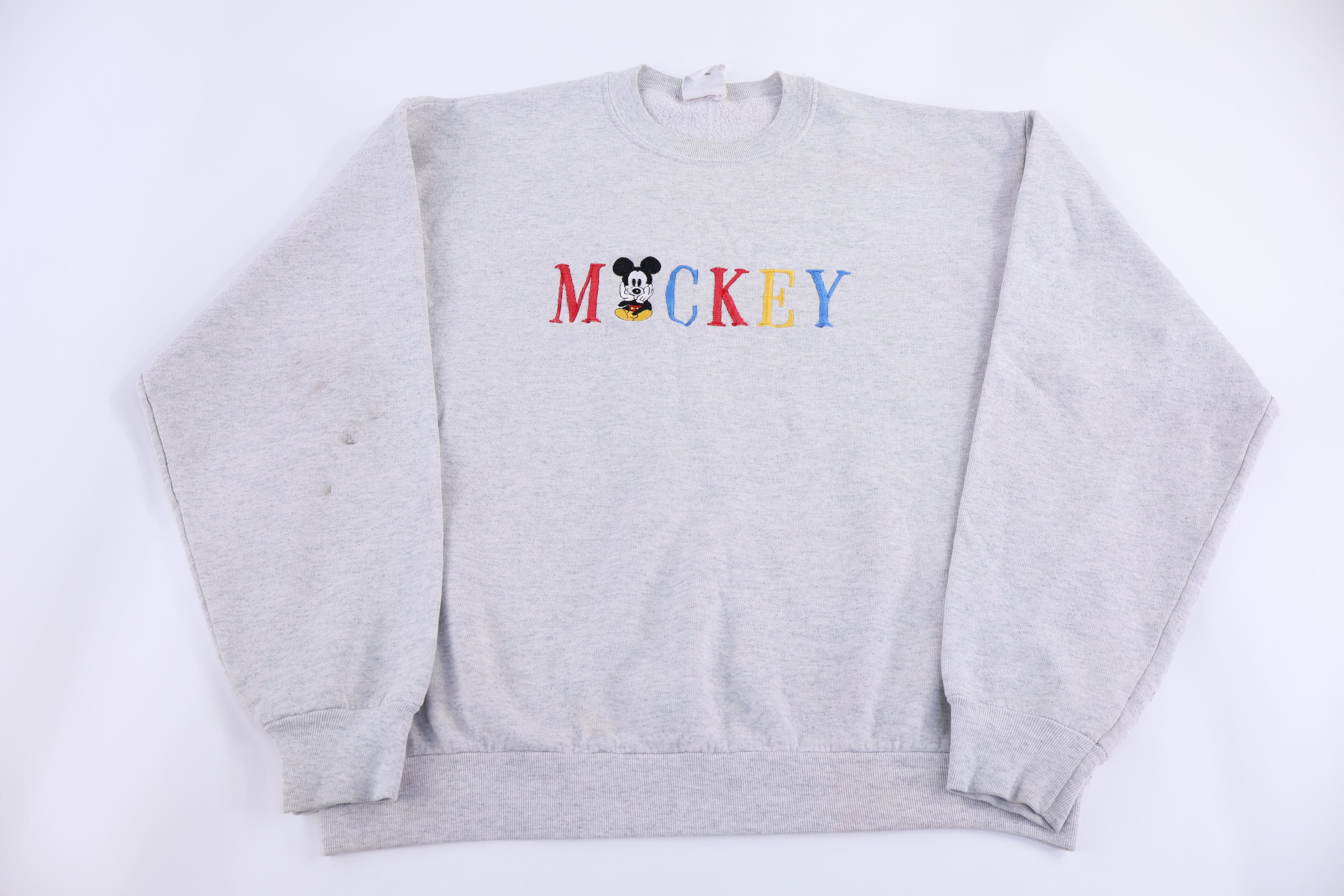 Mickey Mouse Embroidered Sweatshirt