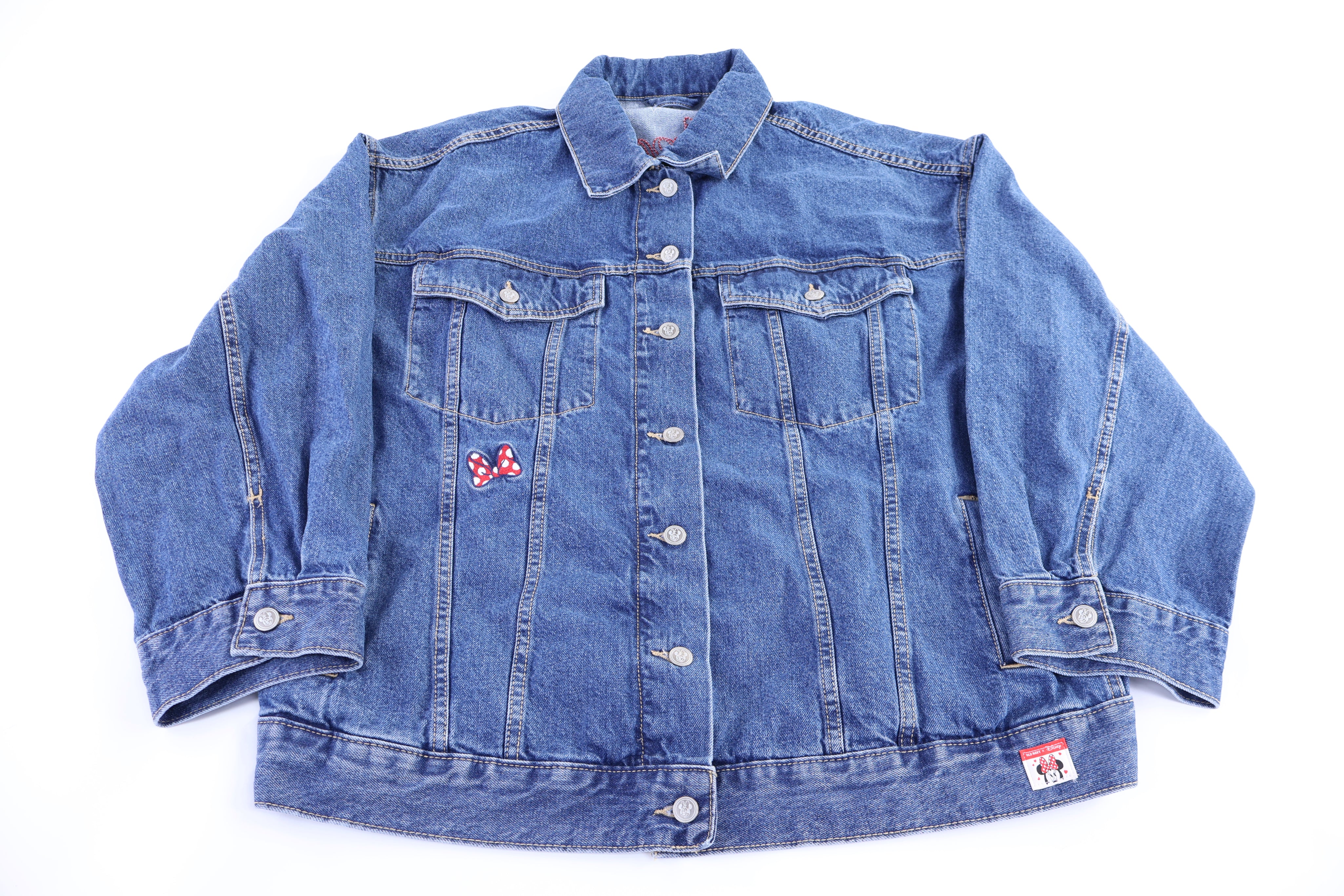 Vintage Minnie Mouse Embroidered Denim Jacket