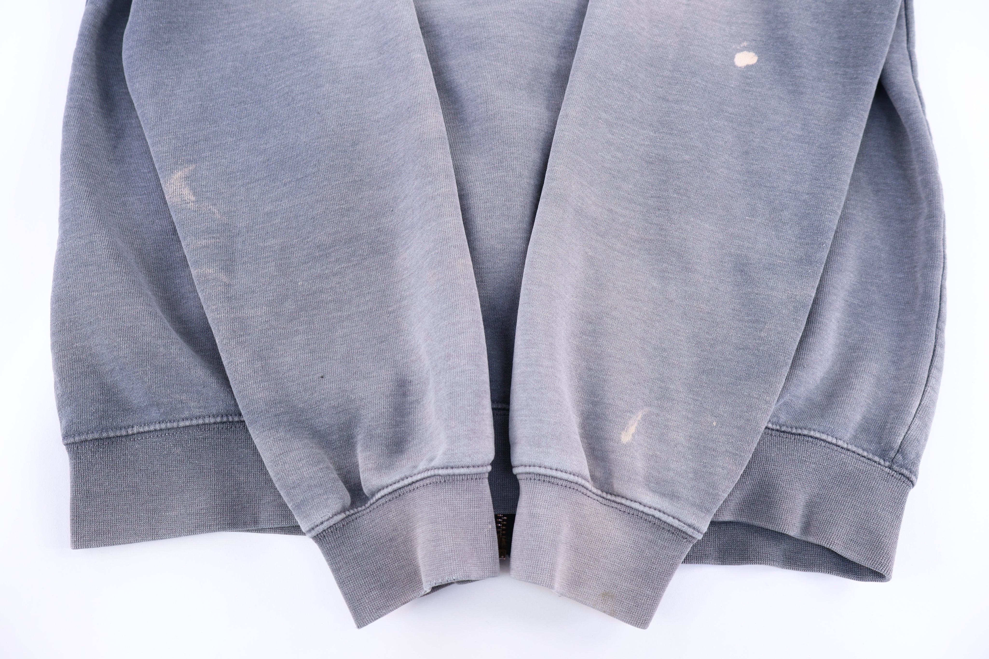 Carhartt Logo Patch Grey Full Zip Jacket