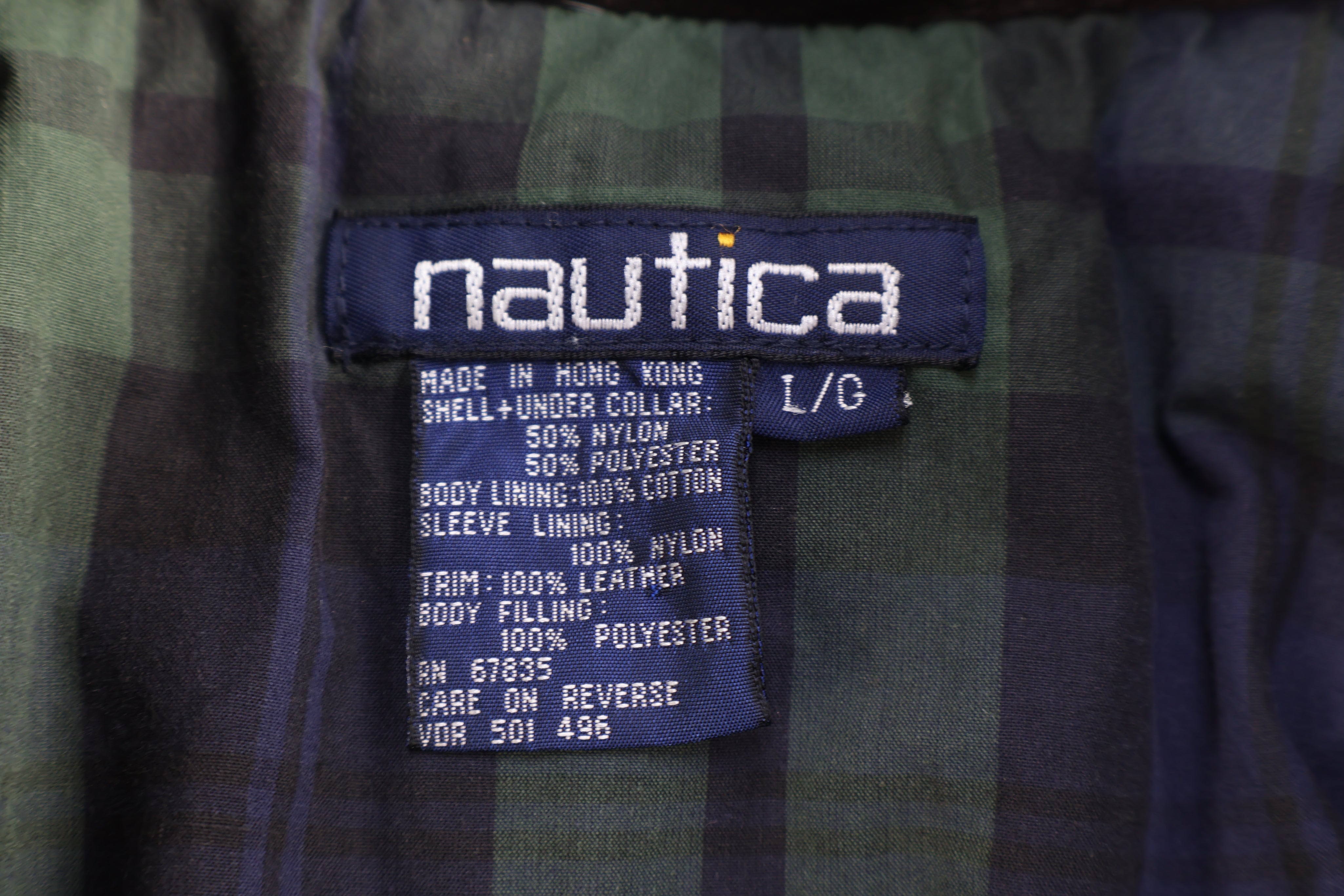 Nautica Green Olive Full Zip Jacket
