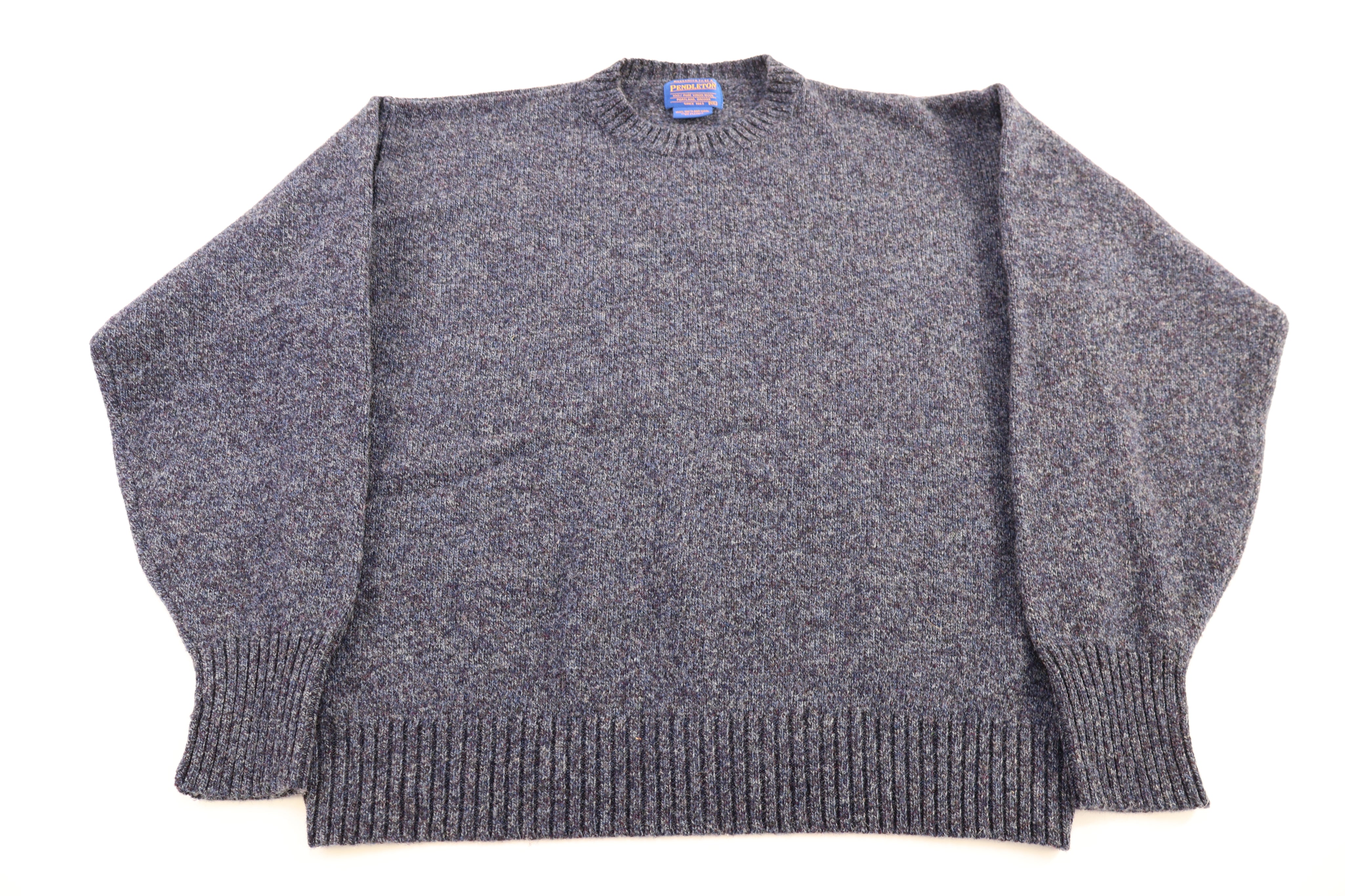 Vintage Pendleton Blue Knit Sweater