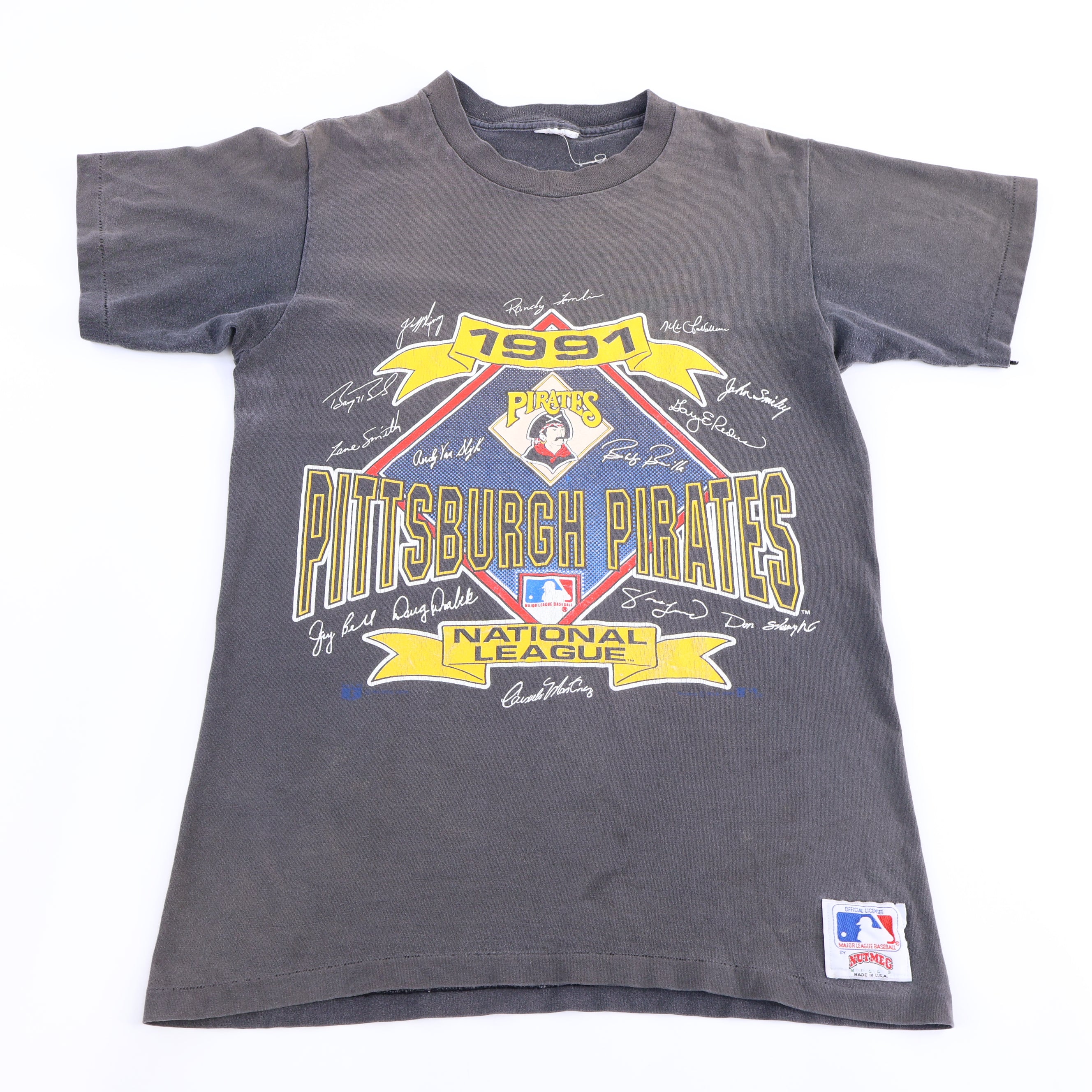1991 Pittsburgh Steelers Baseball T-shirt