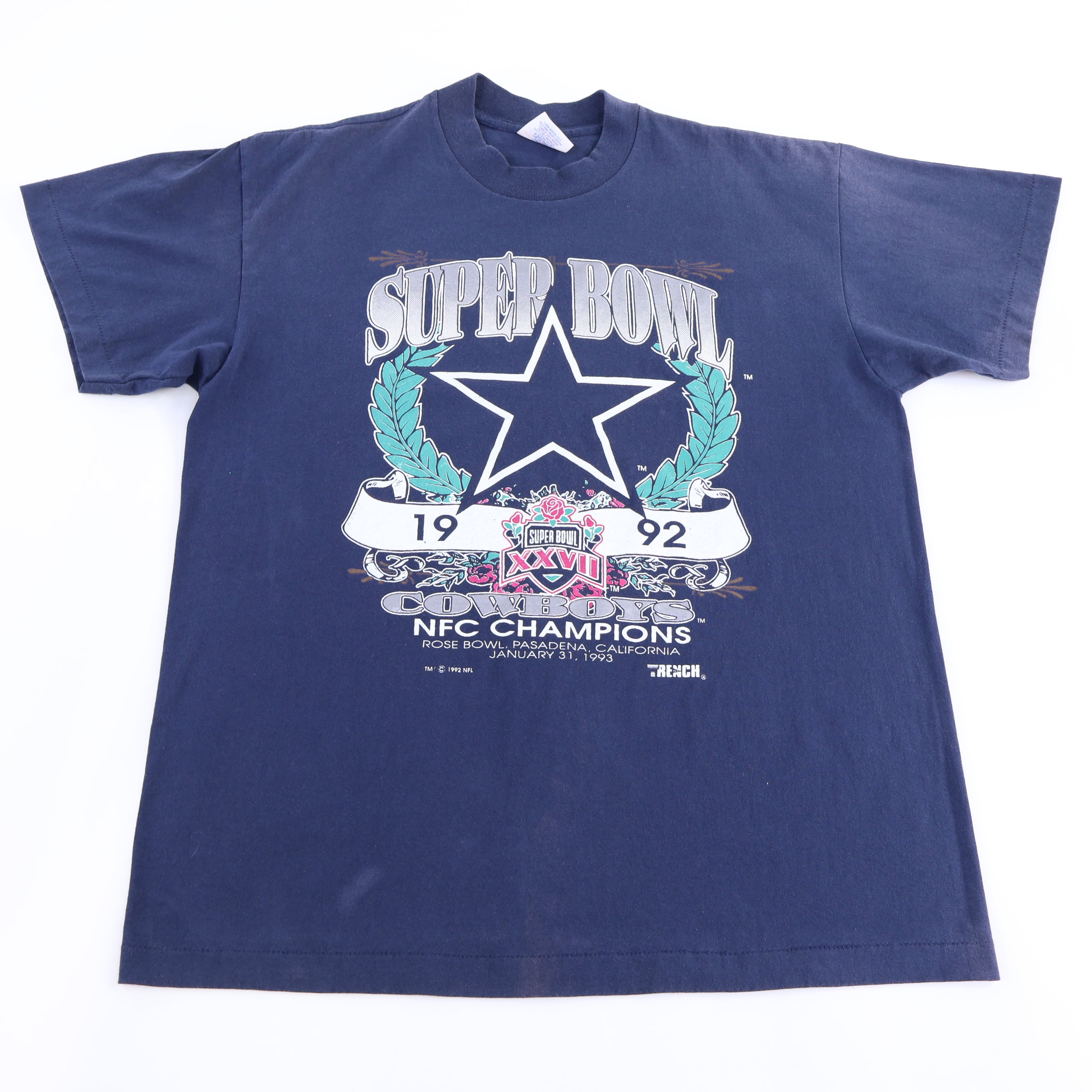1992 Dallas Cowboys Football Super Bowl NFC Champs T-shirt