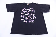90's Glow In The Dark Eyes Graphic T-shirt