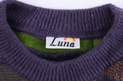 90's Luna Multicolor Knit Sweater