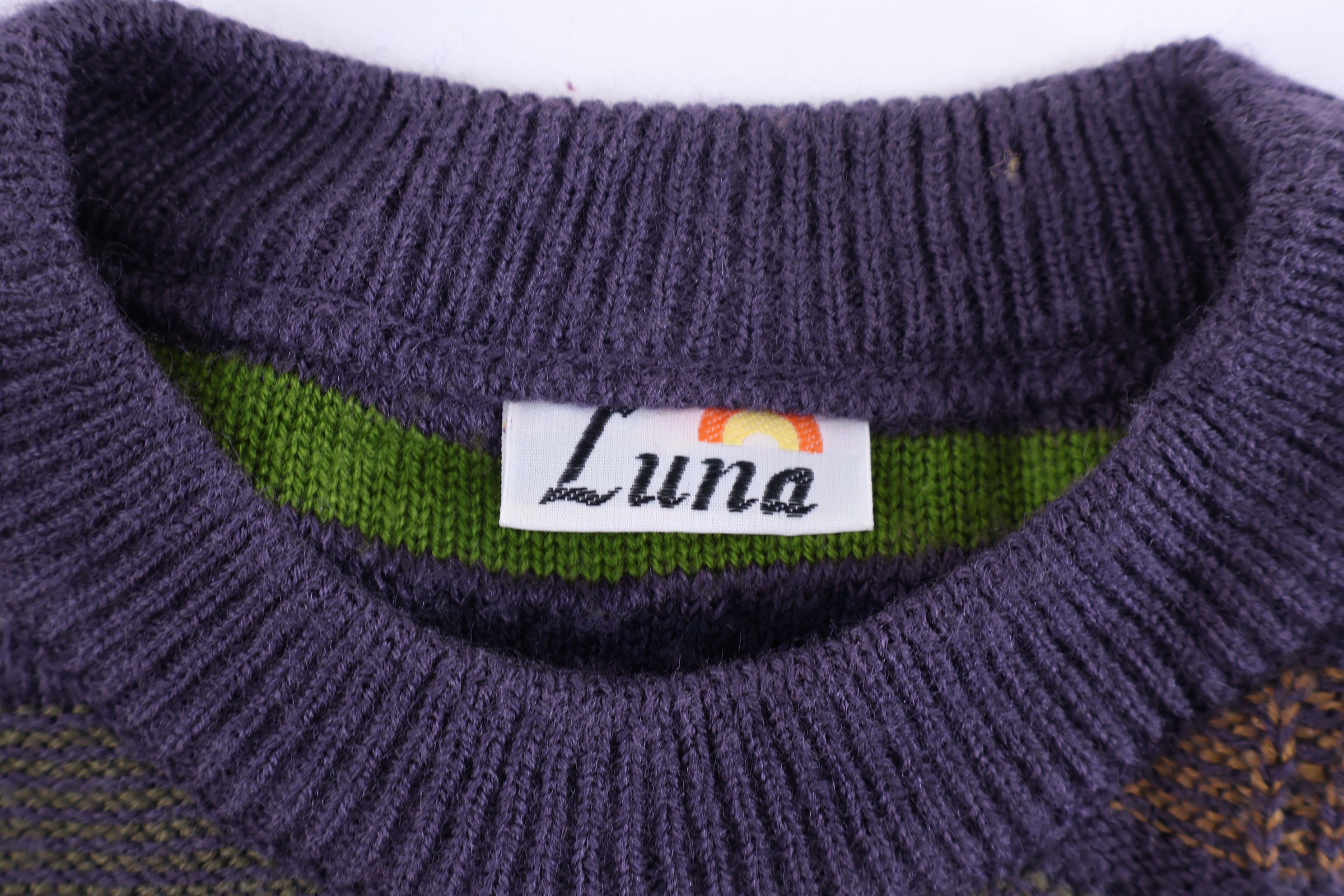 90's Luna Multicolor Knit Sweater