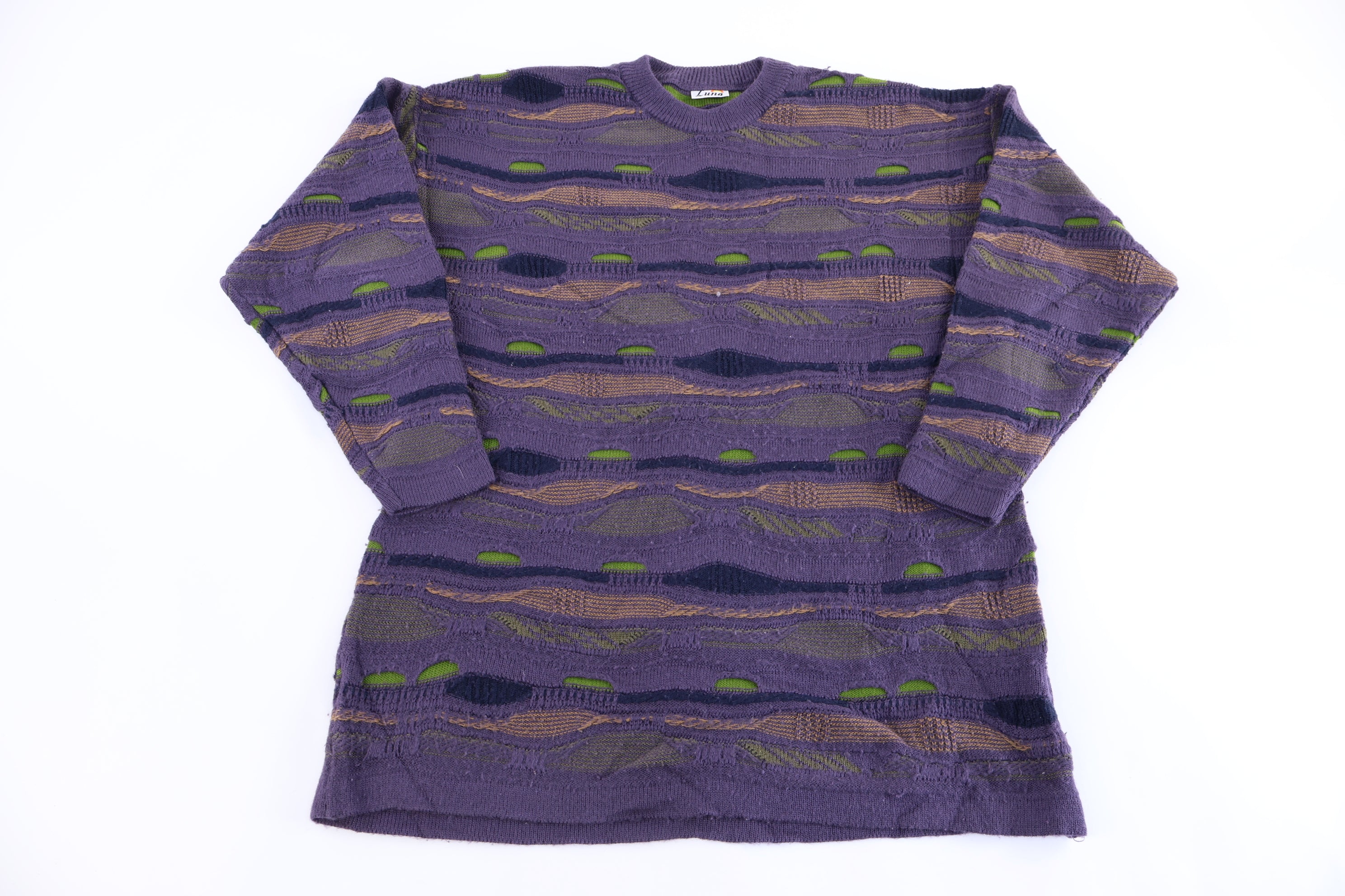 90's Luna Multicolor Knit Sweater