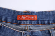 Ed Hardy Medium Wash Denim Shorts