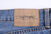 Ed Hardy Medium Wash Denim Shorts