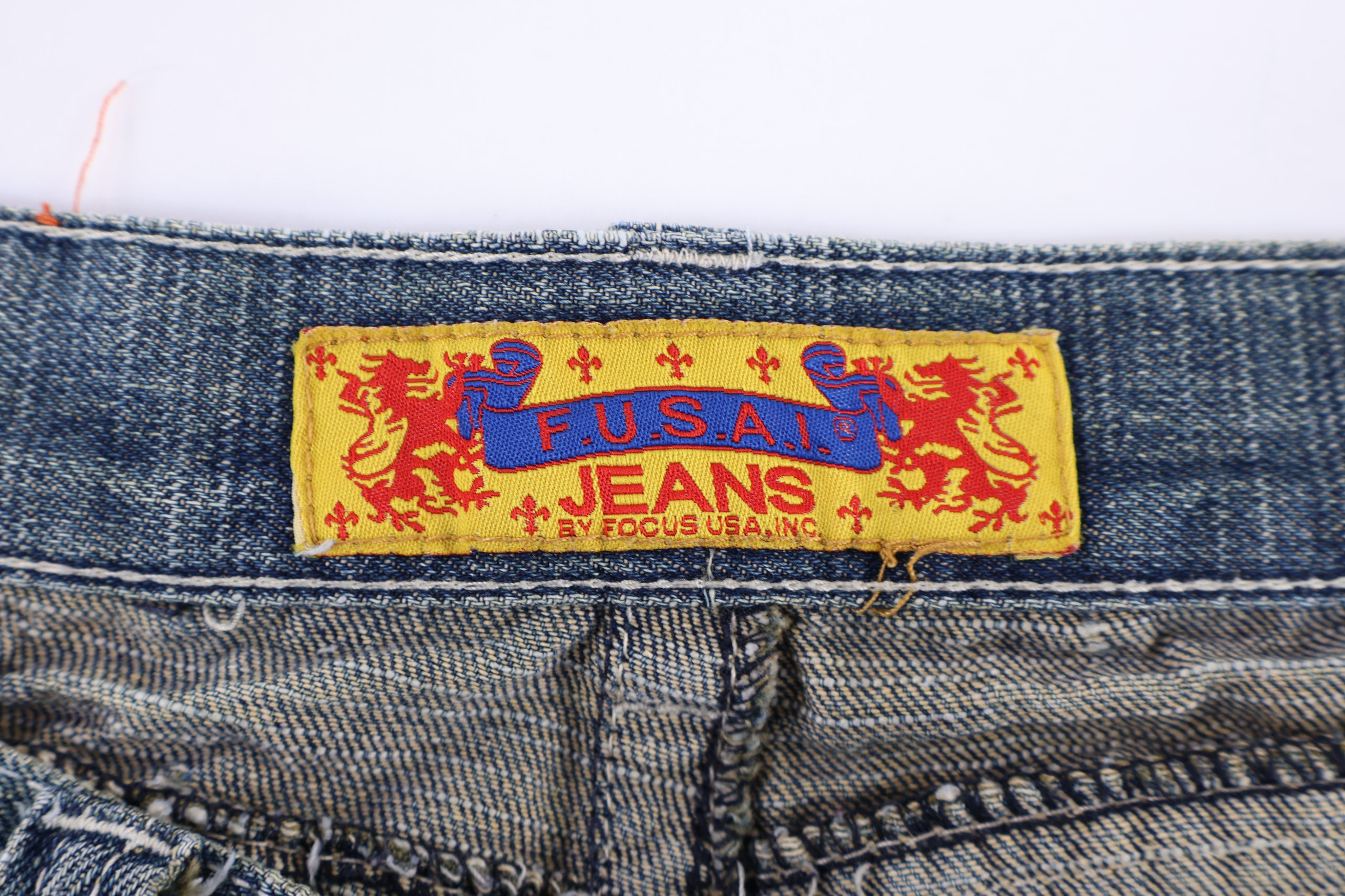 Fusai Jeans Dark Wash Denim Jeans