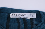 80's St. Croix Multipattern Knit Sweater