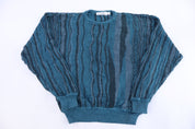 80's St. Croix Multipattern Knit Sweater