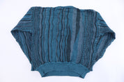 80's St. Croix Multipattern Knit Sweater