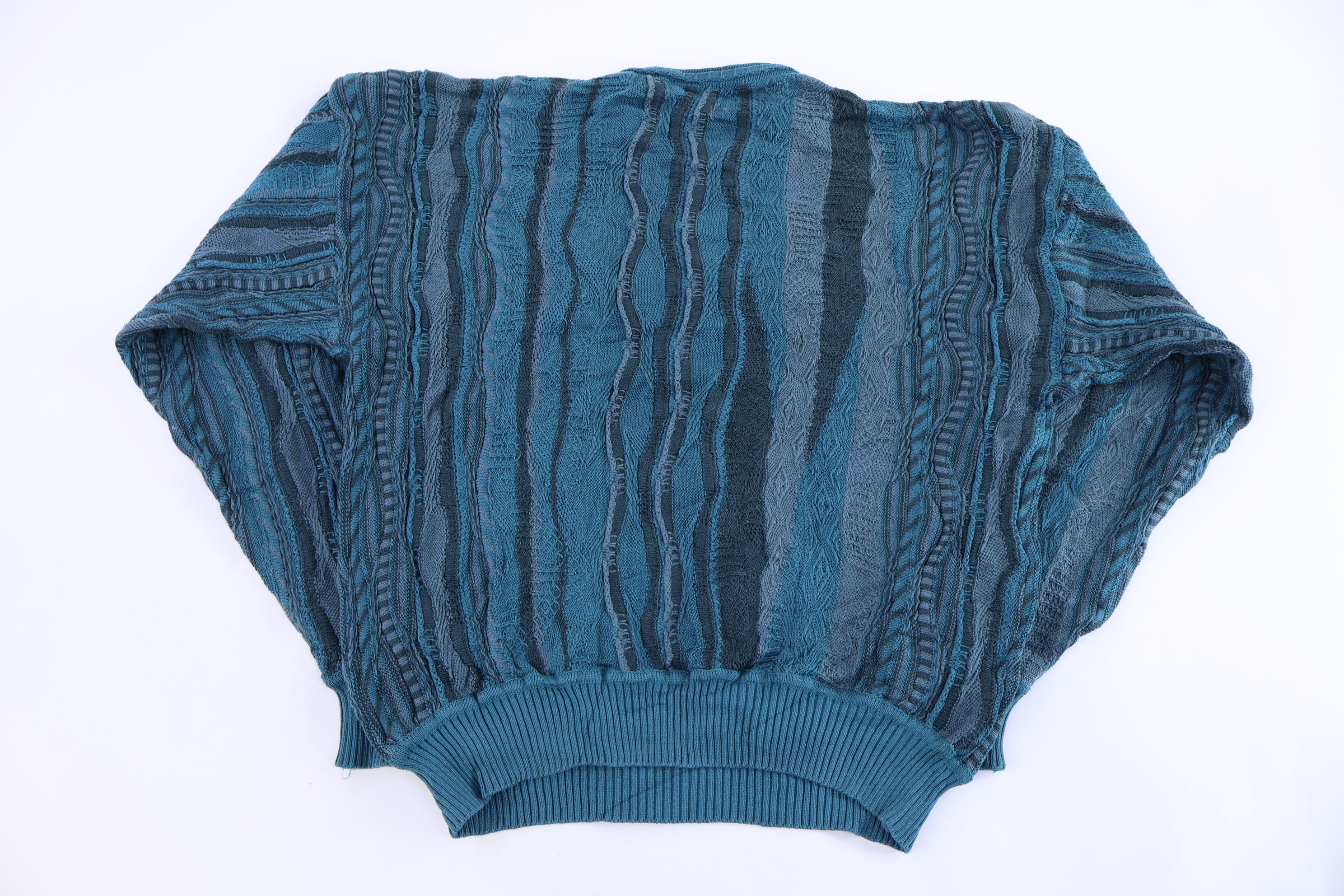 80's St. Croix Multipattern Knit Sweater