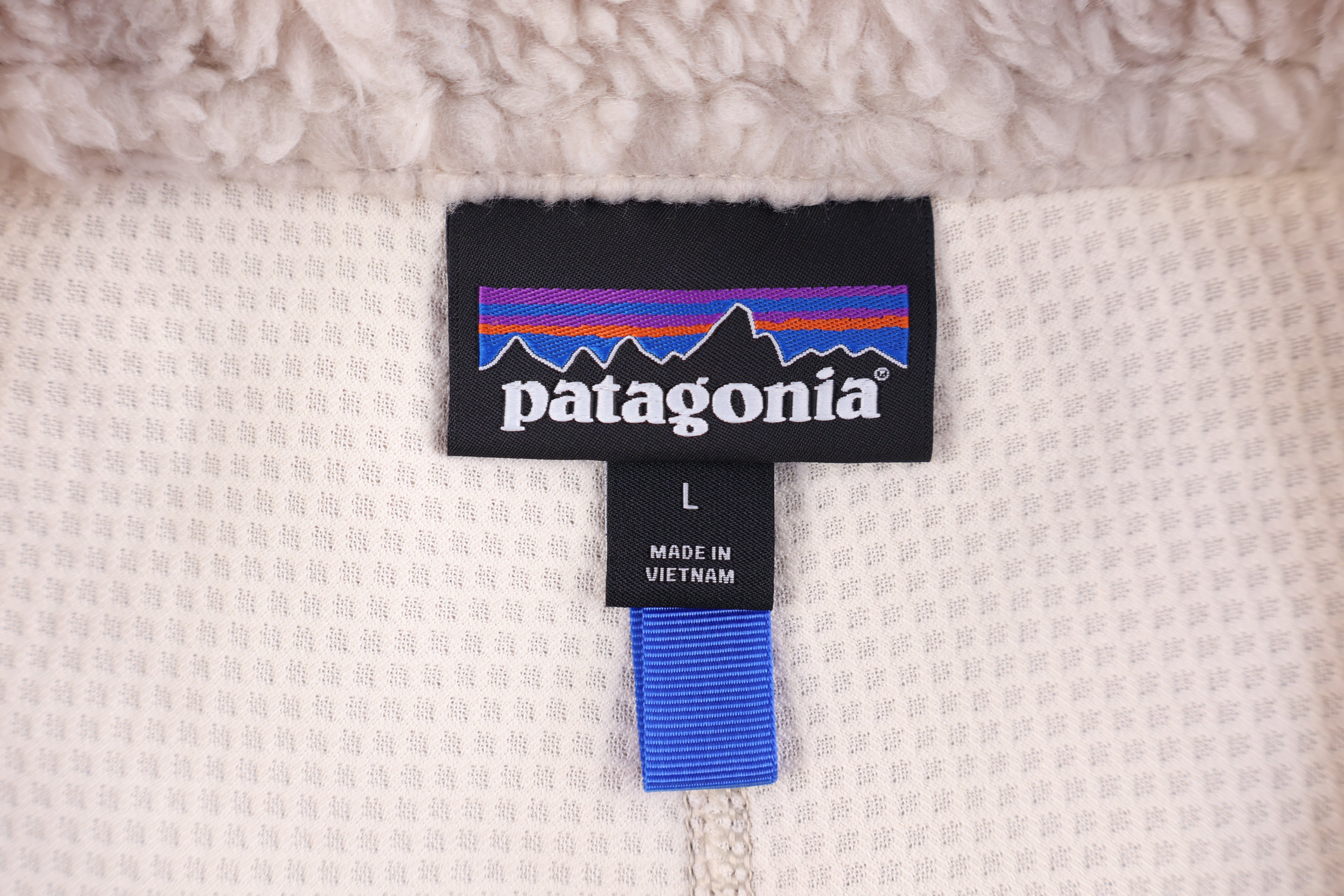 Patagonia Logo Patch Full Zip Sherpa Vest