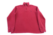 Polo Ralph Lauren Red Quarter Zip Sweater