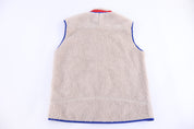Patagonia Logo Patch Full Zip Sherpa Vest