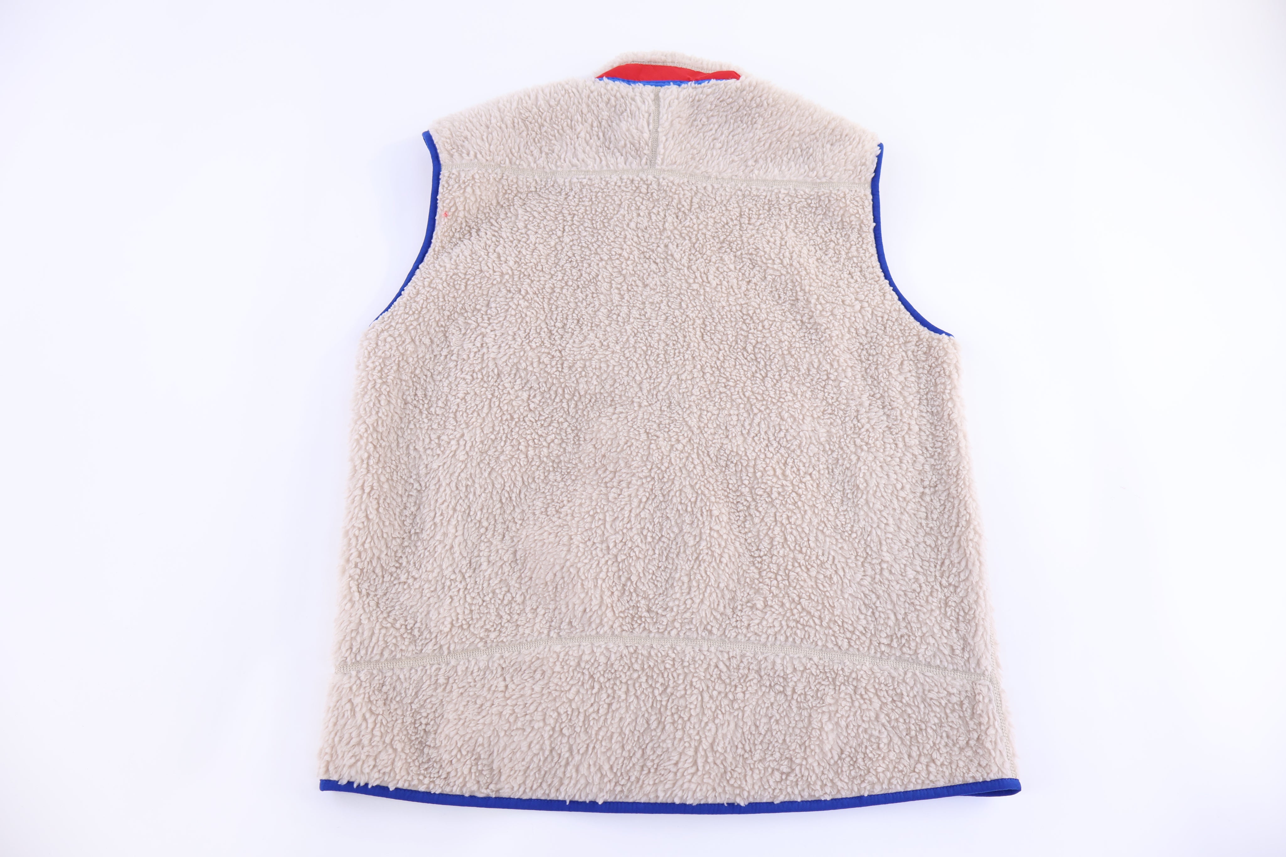 Patagonia Logo Patch Full Zip Sherpa Vest