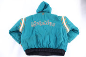 Vintage Pro Player Miami Dolphins Football Reversible Puffer Jacket