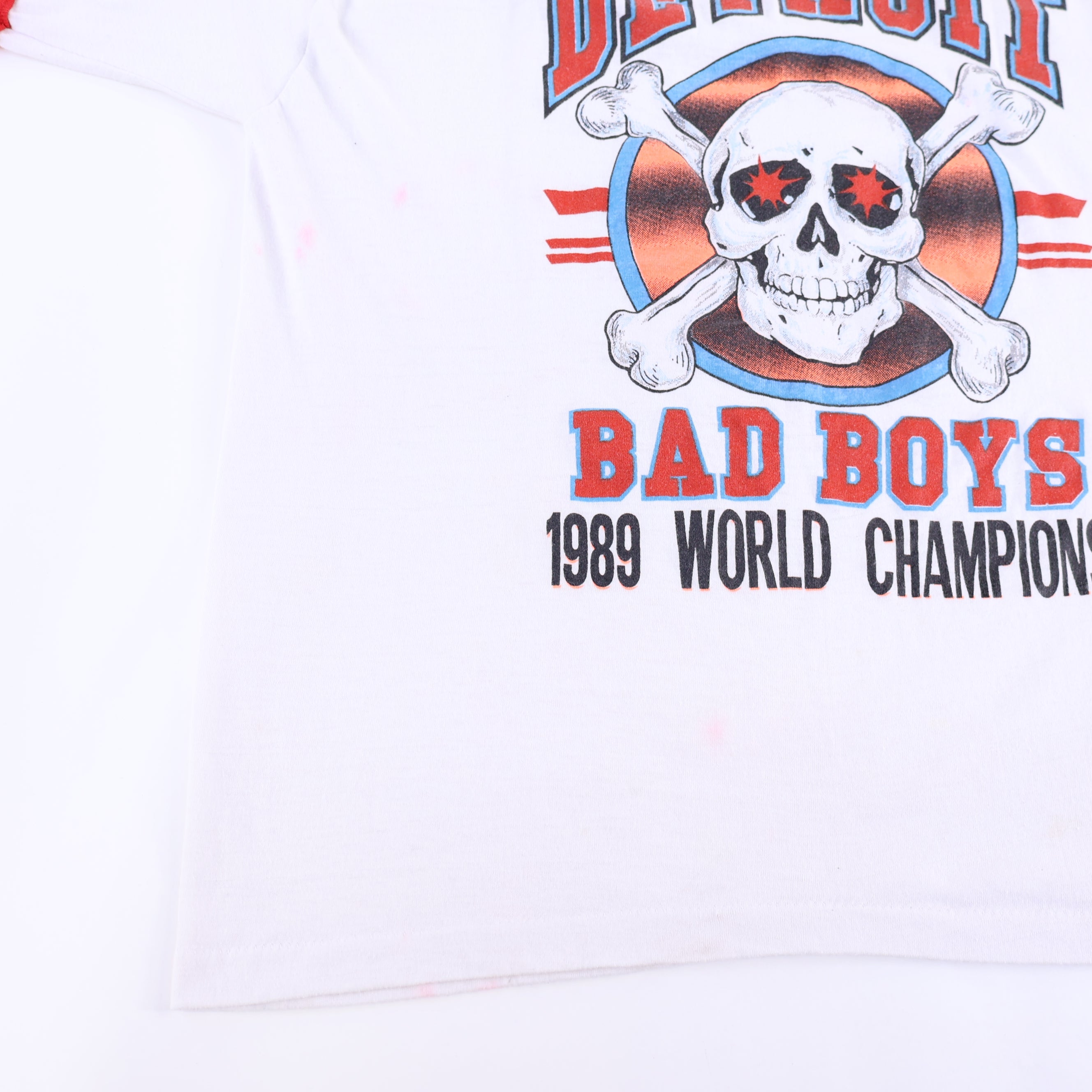 1989 Detroit Bad Boys World Champions T-shirt