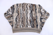 90's Florence Tricot Multipattern Knit Sweater