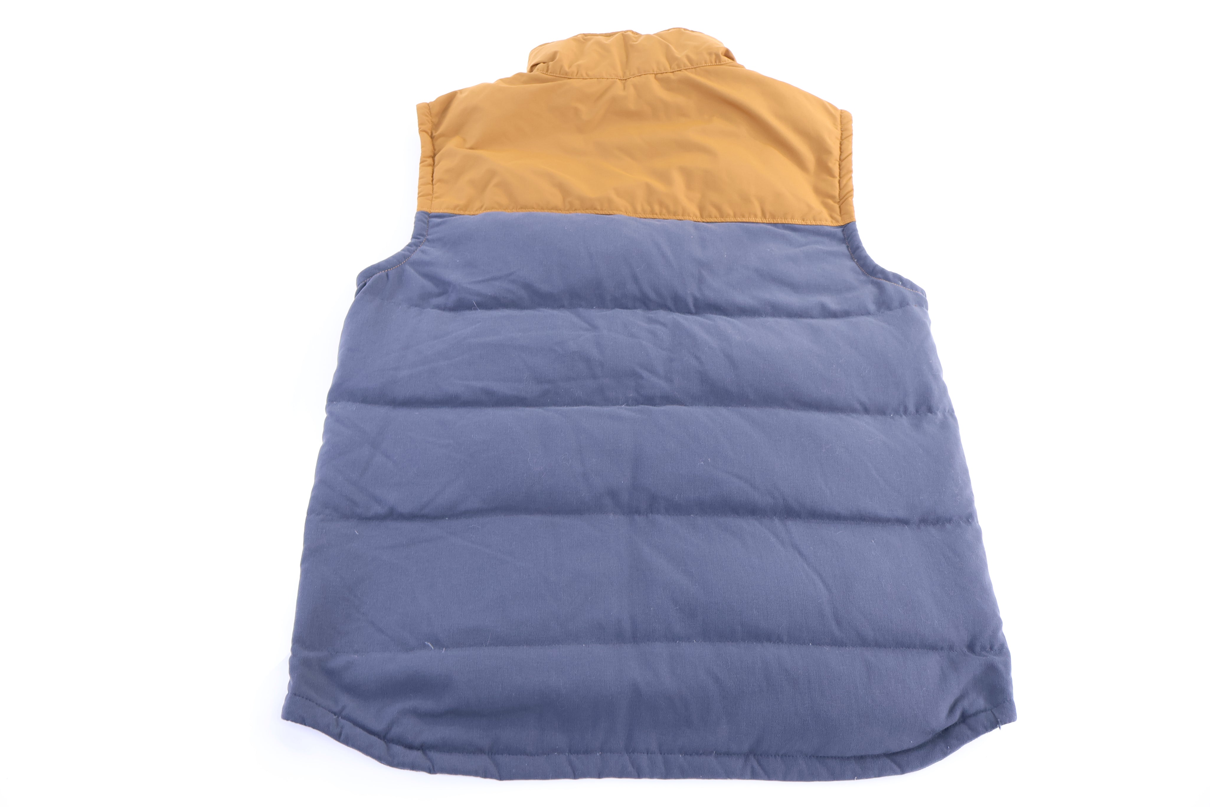Patagonia Blue & Tan Puffer Vest