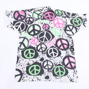 90's Division Peace Sign Graphic T-shirt