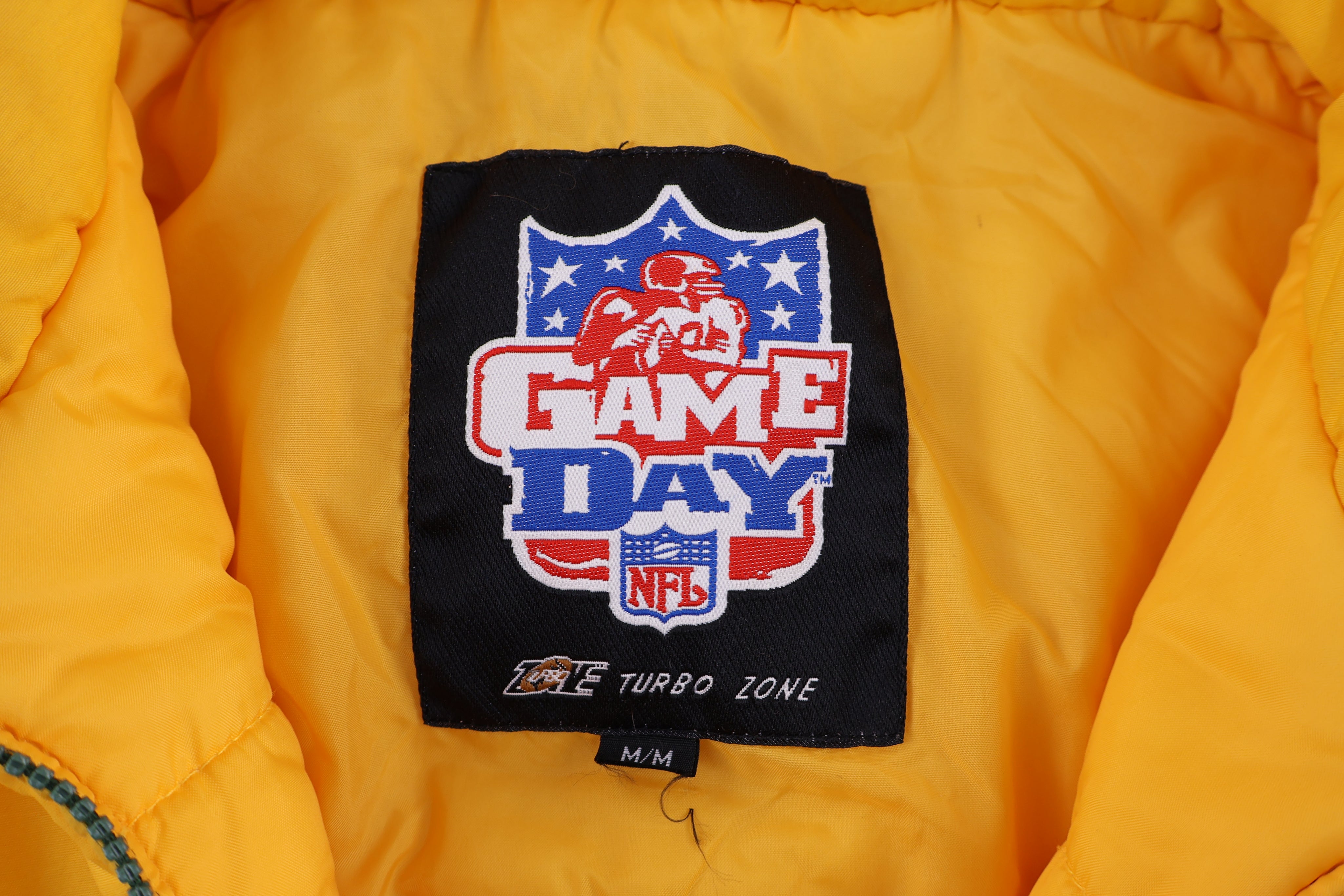 Vintage Green Day Packers Football Puffer Jacket