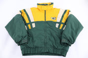 Vintage Green Day Packers Football Puffer Jacket