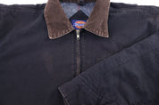 Dickies Logo Patch Black Blanket Lined Full Zip Jacket