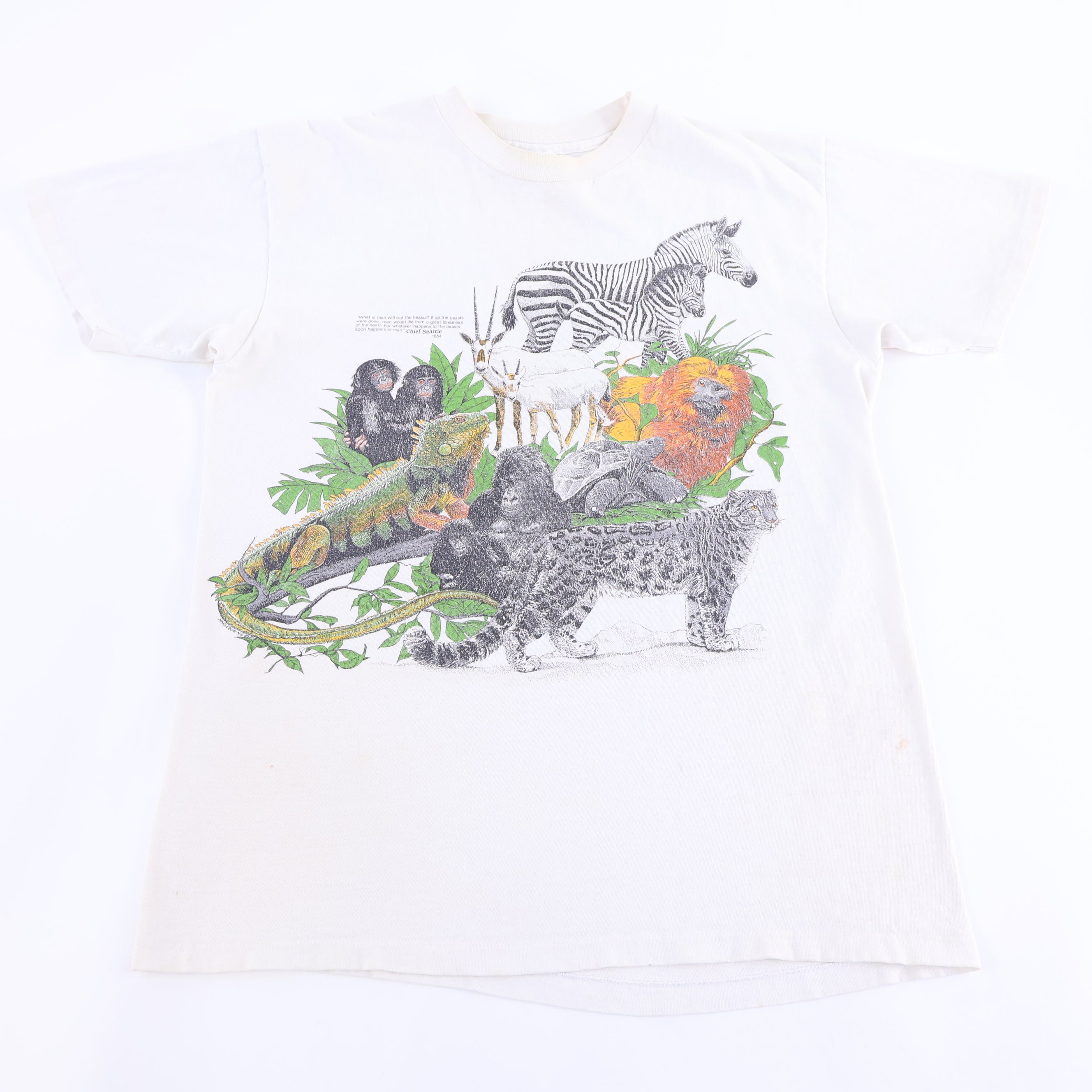 1987 San Diego Zoo Nature Graphic T-shirt