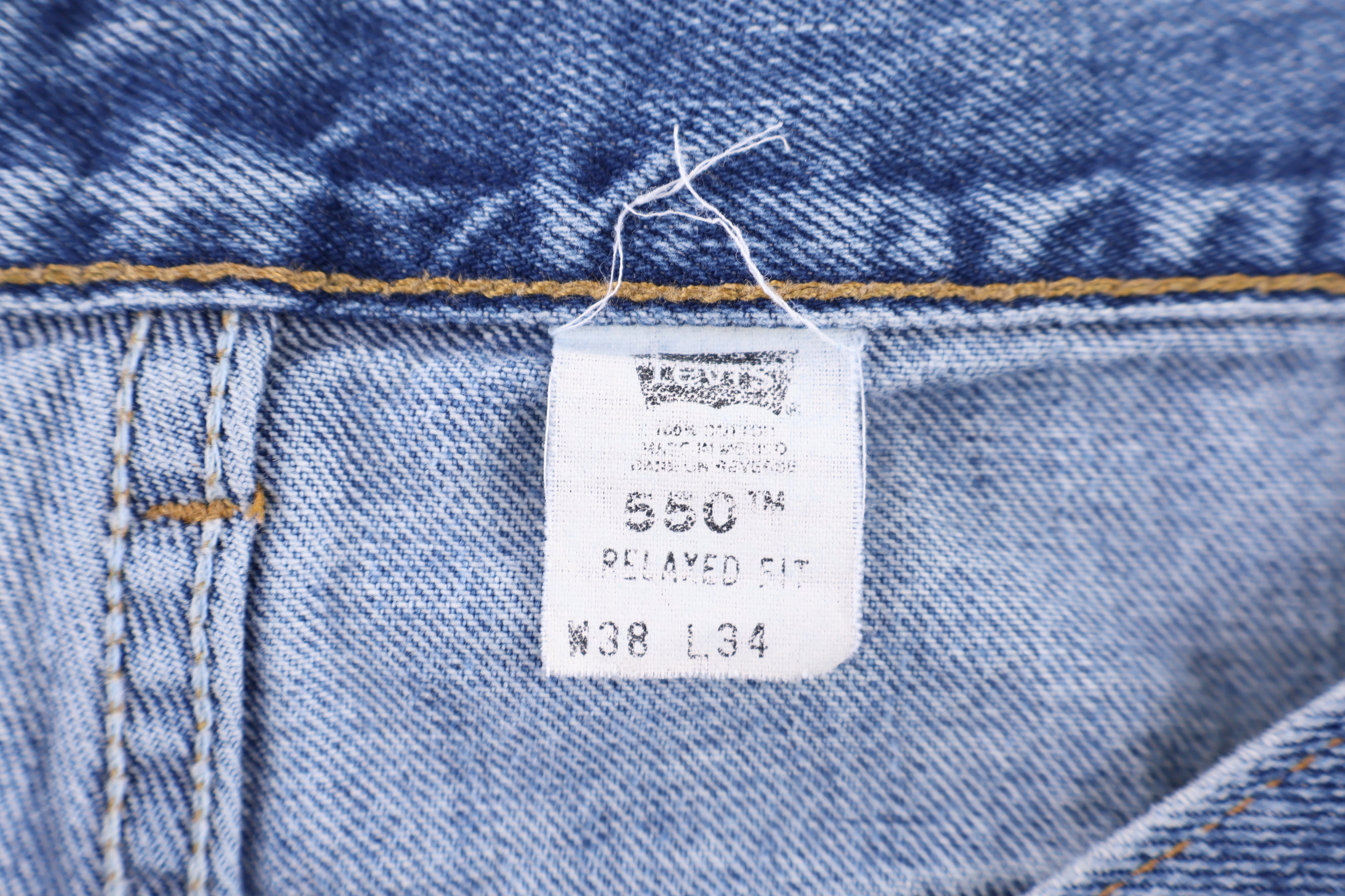Levi's 550 Light Wash Denim Jeans