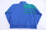 USA Olympics Embroidered Logo Blue & Teal Zip Up Jacket