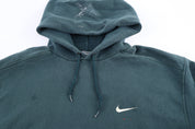 90's Nike Green Pullover Hoodie