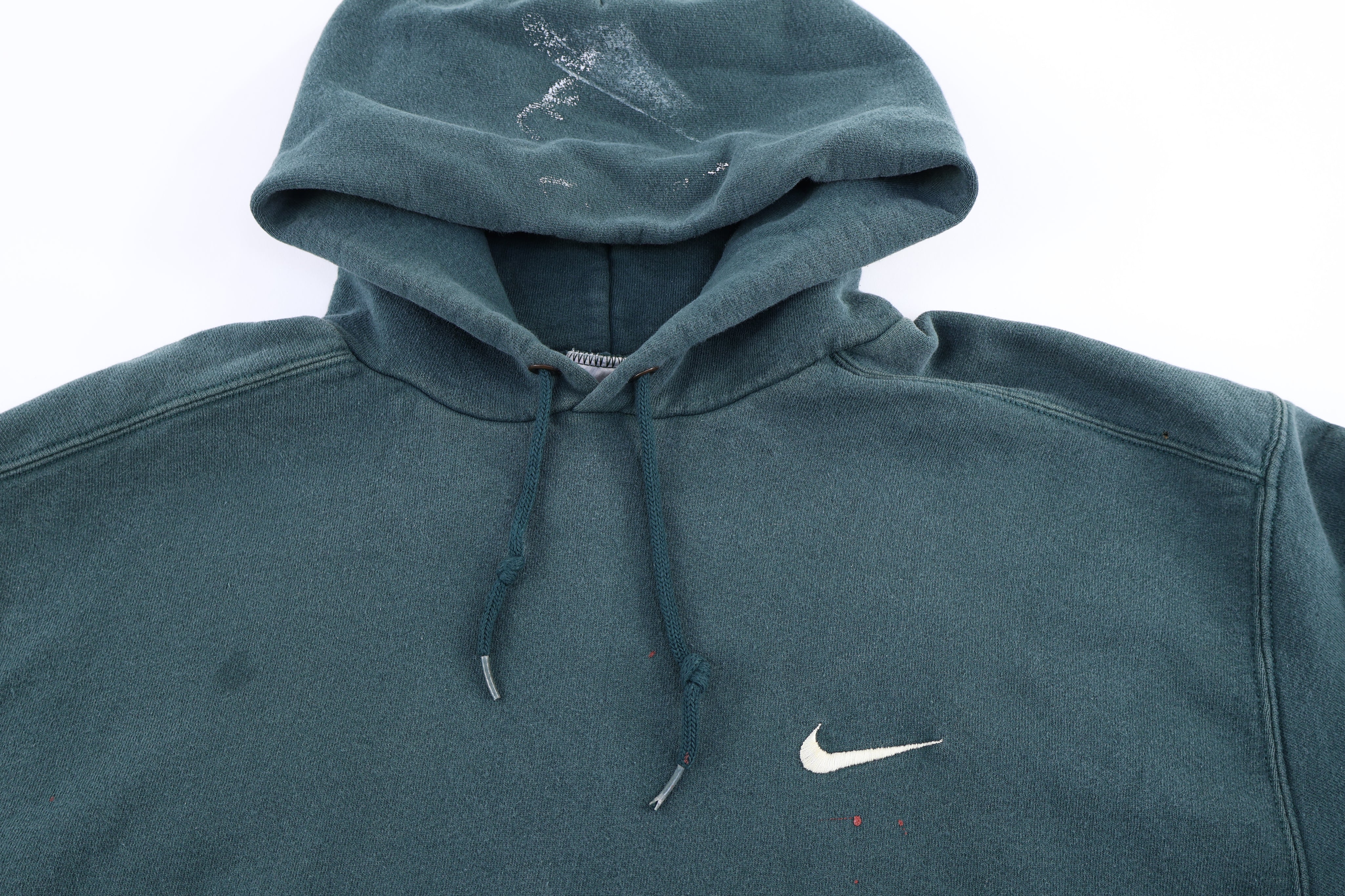 90's Nike Green Pullover Hoodie