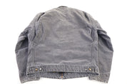 Carhartt Logo Patch Gray Blanket Lined Detroit Jacket