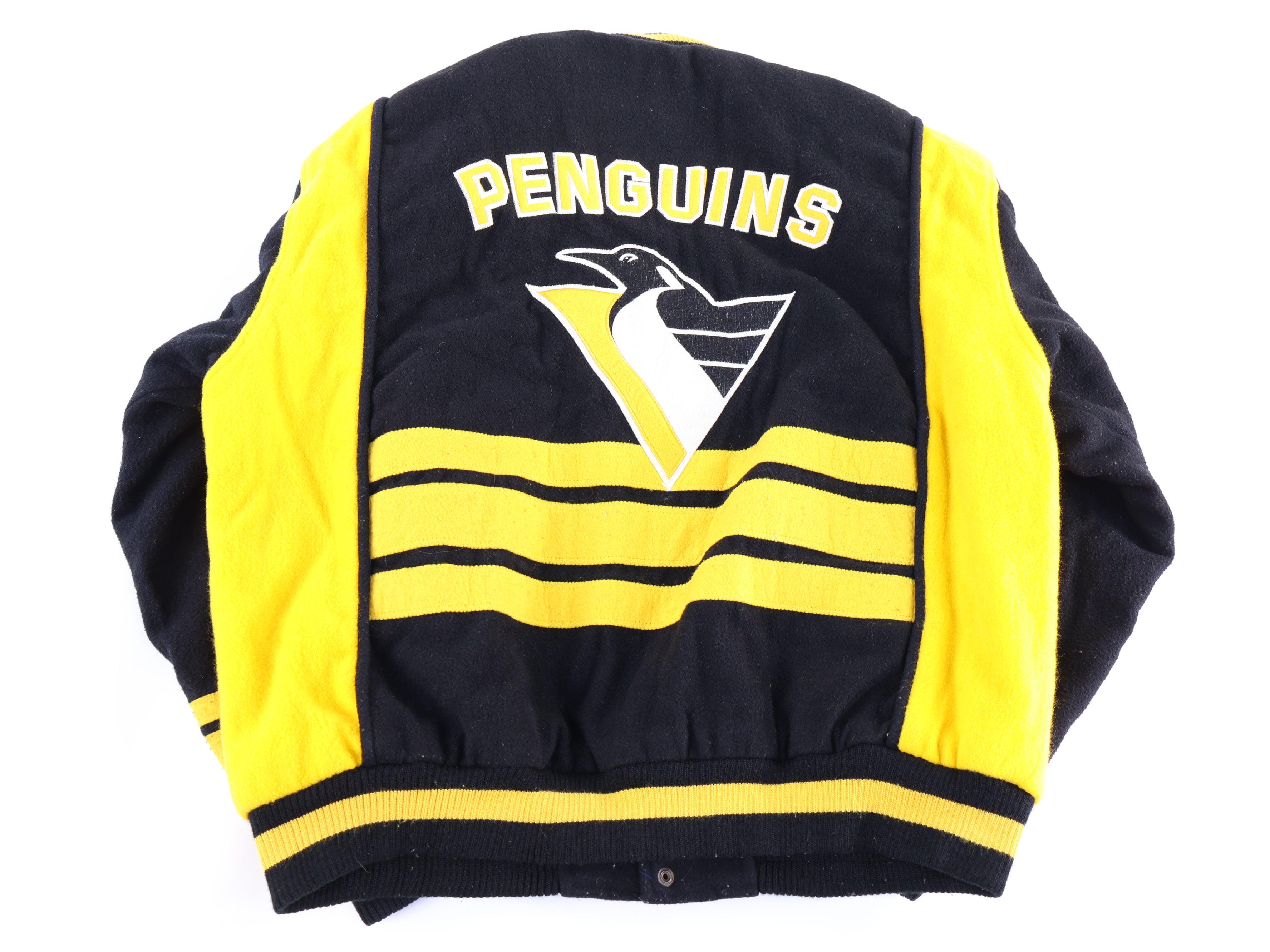 90's Nutmeg Pittsburgh Penguins Football Bomber Jacket