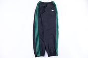 90's Adidas Green & Black Track Pants