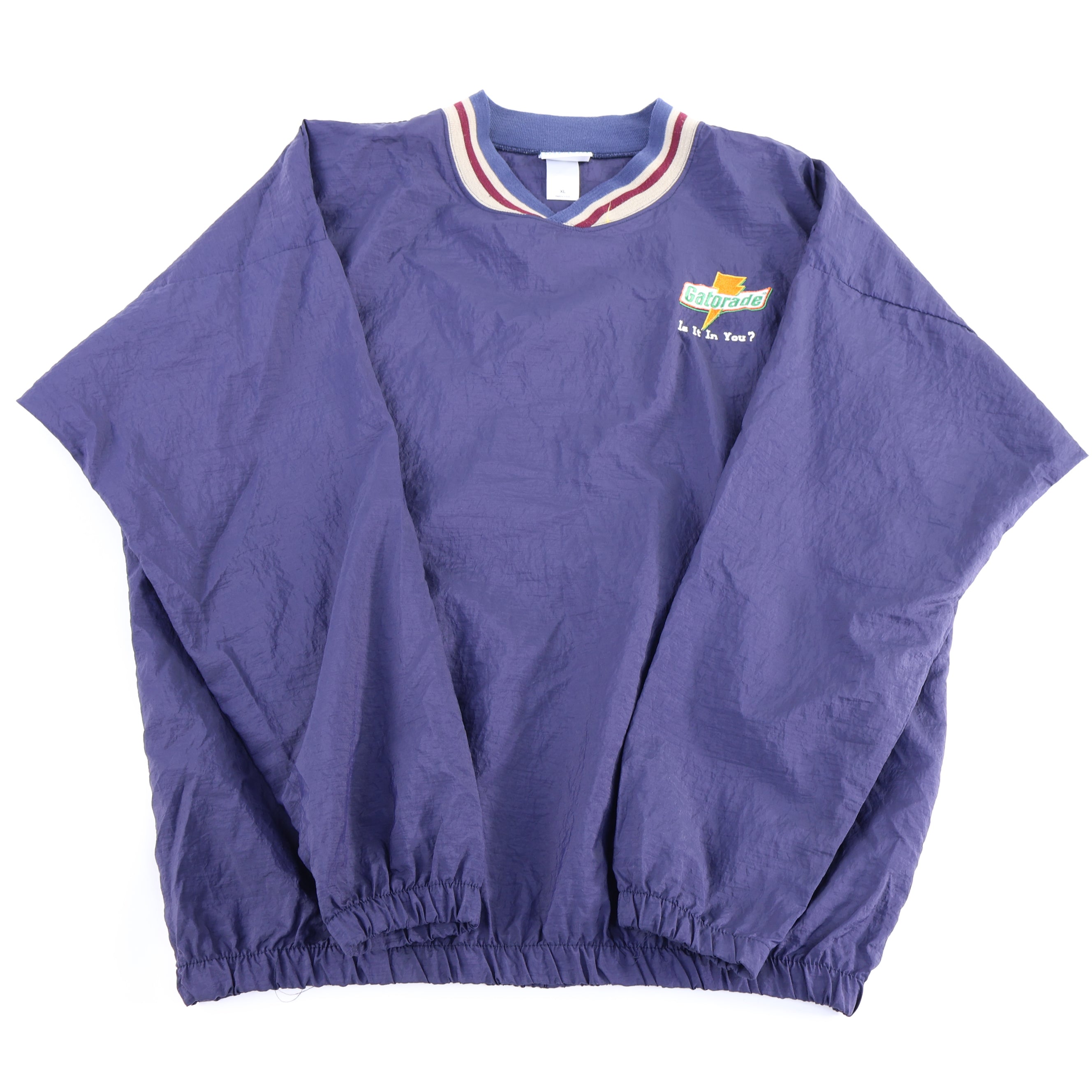 90's Gatorade Is It In you? Blue Pullover Windbreaker