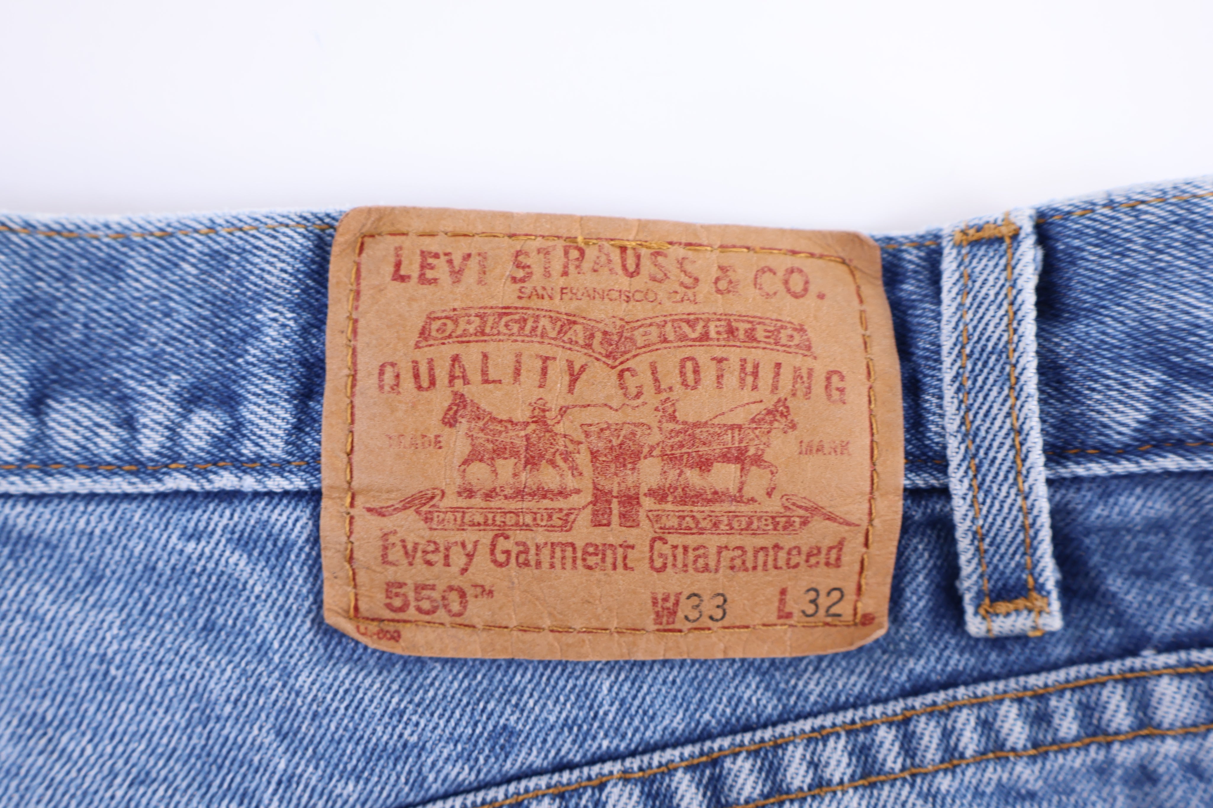 Levi's 550 Medium Wash Denim Jeans