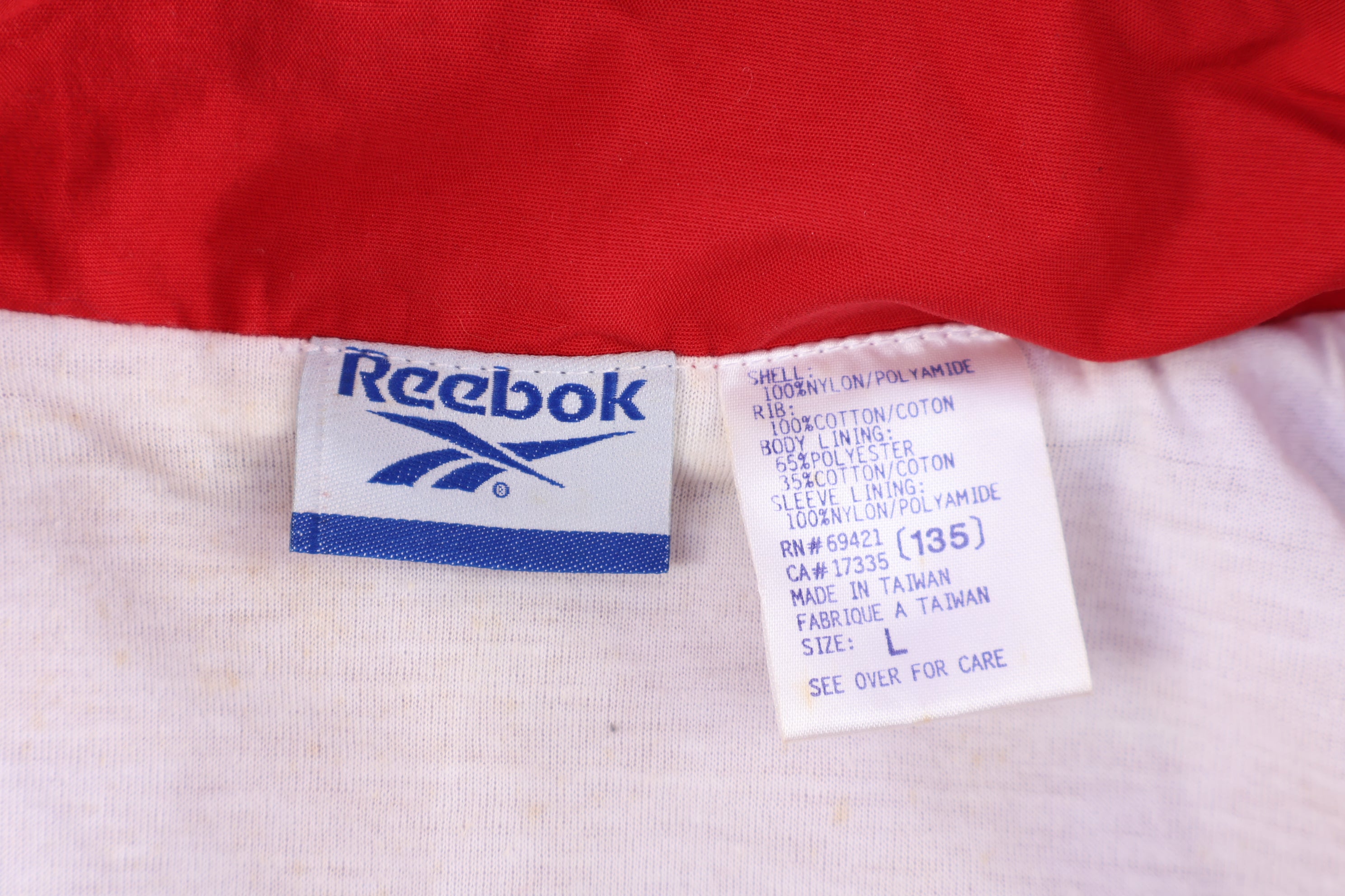 90's Reebok Harlem Globetrotters Full Zip Jacket