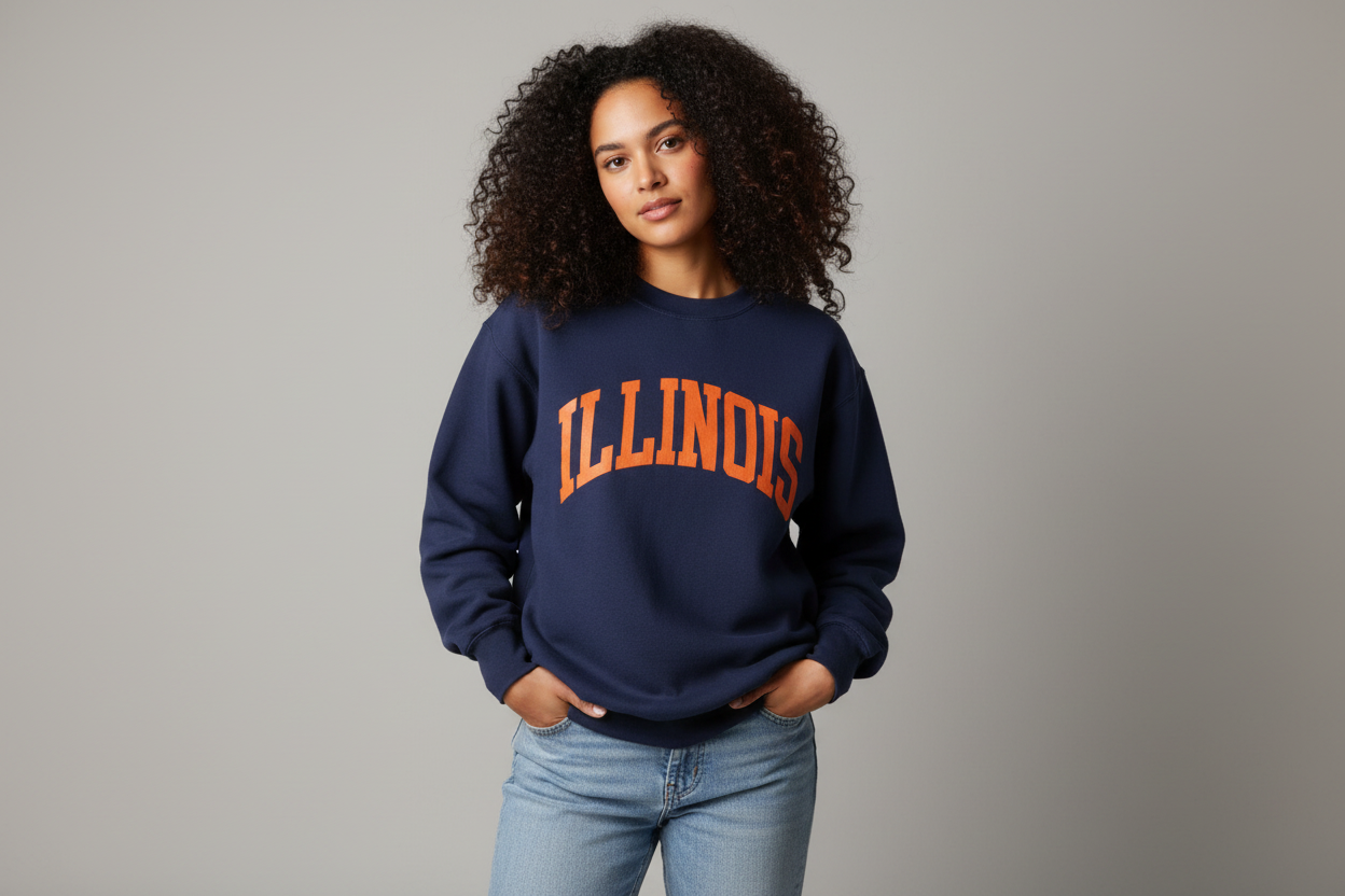 Vintage Champion University of Illinois Sweatshirt
