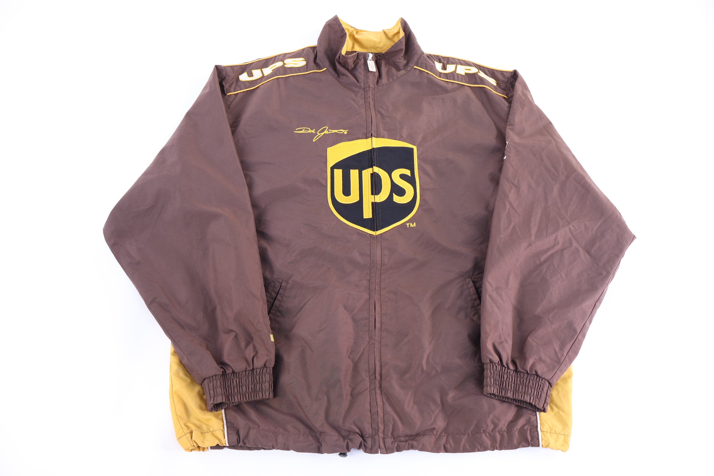 Vintage Chase Authentic UPS Racing Full Zip Jacket