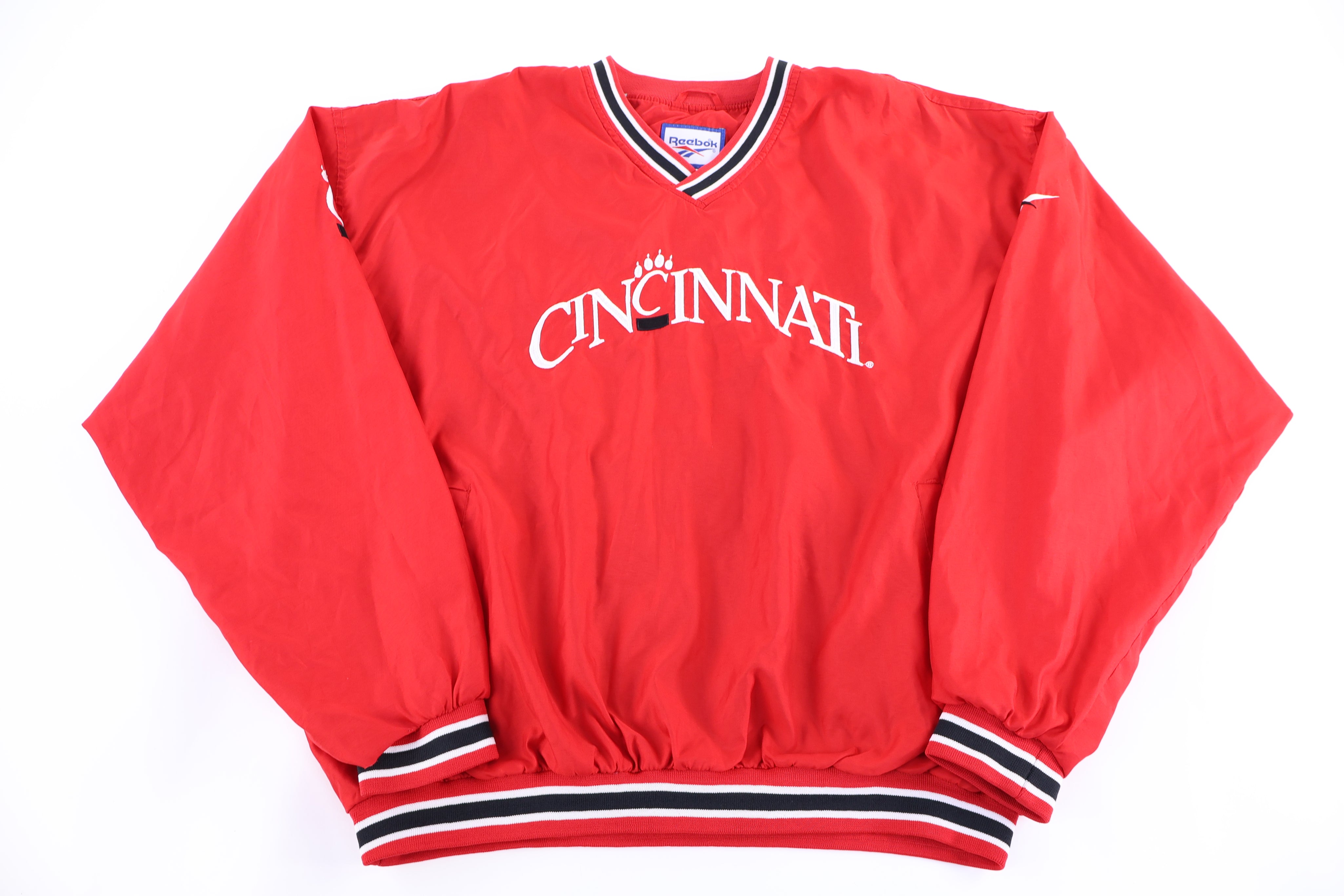 Vintage Reebok Cincinnati Bearcats Pullover Windbreaker
