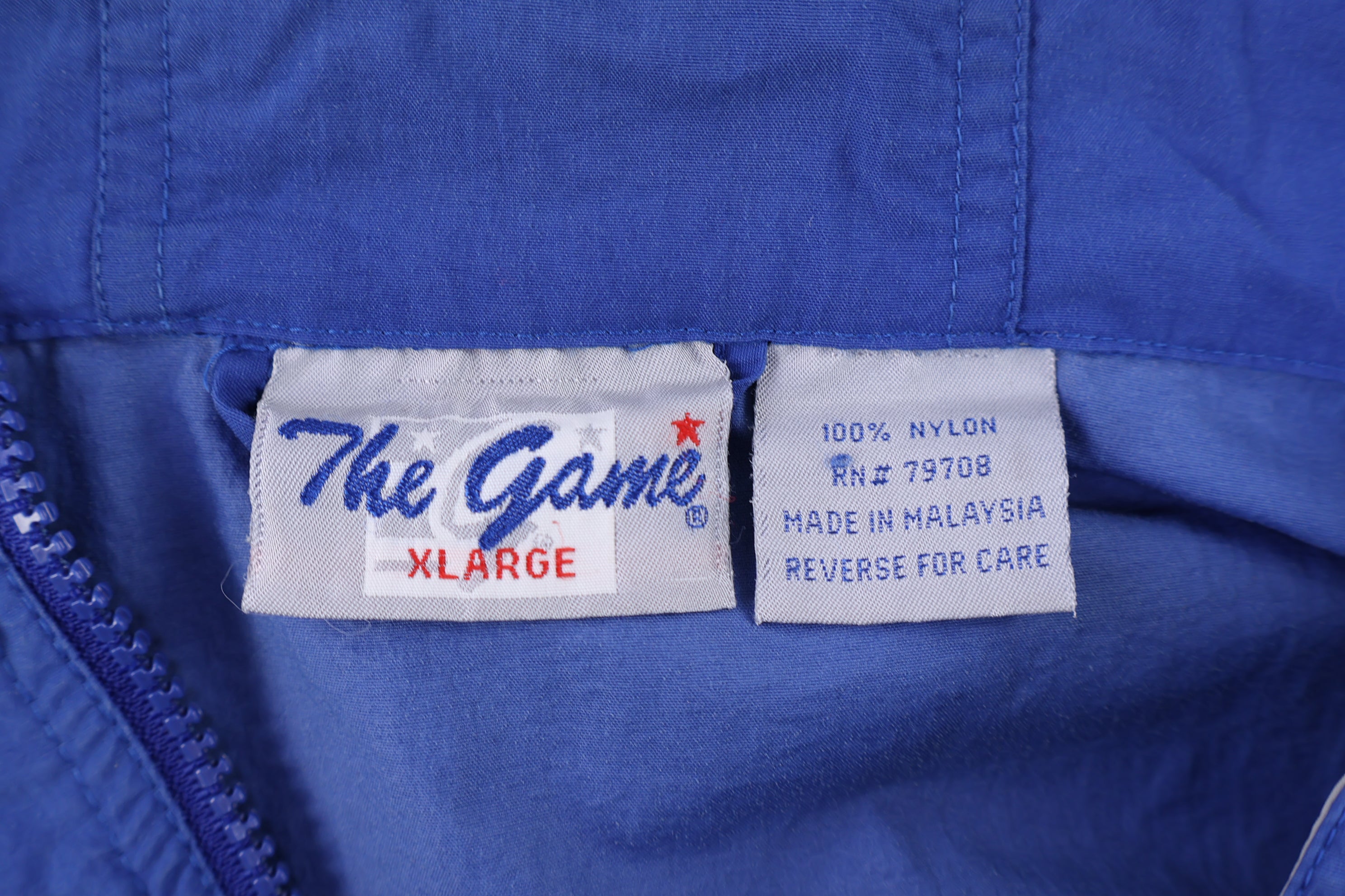 90's Duke University Embroidered Quarter Zip Windbreaker