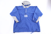 90's Duke University Embroidered Quarter Zip Windbreaker