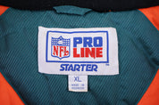Vintage Starter Miami Dolphins Puffer Jacket