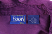 Vintage Pooh Purple LS Button Down