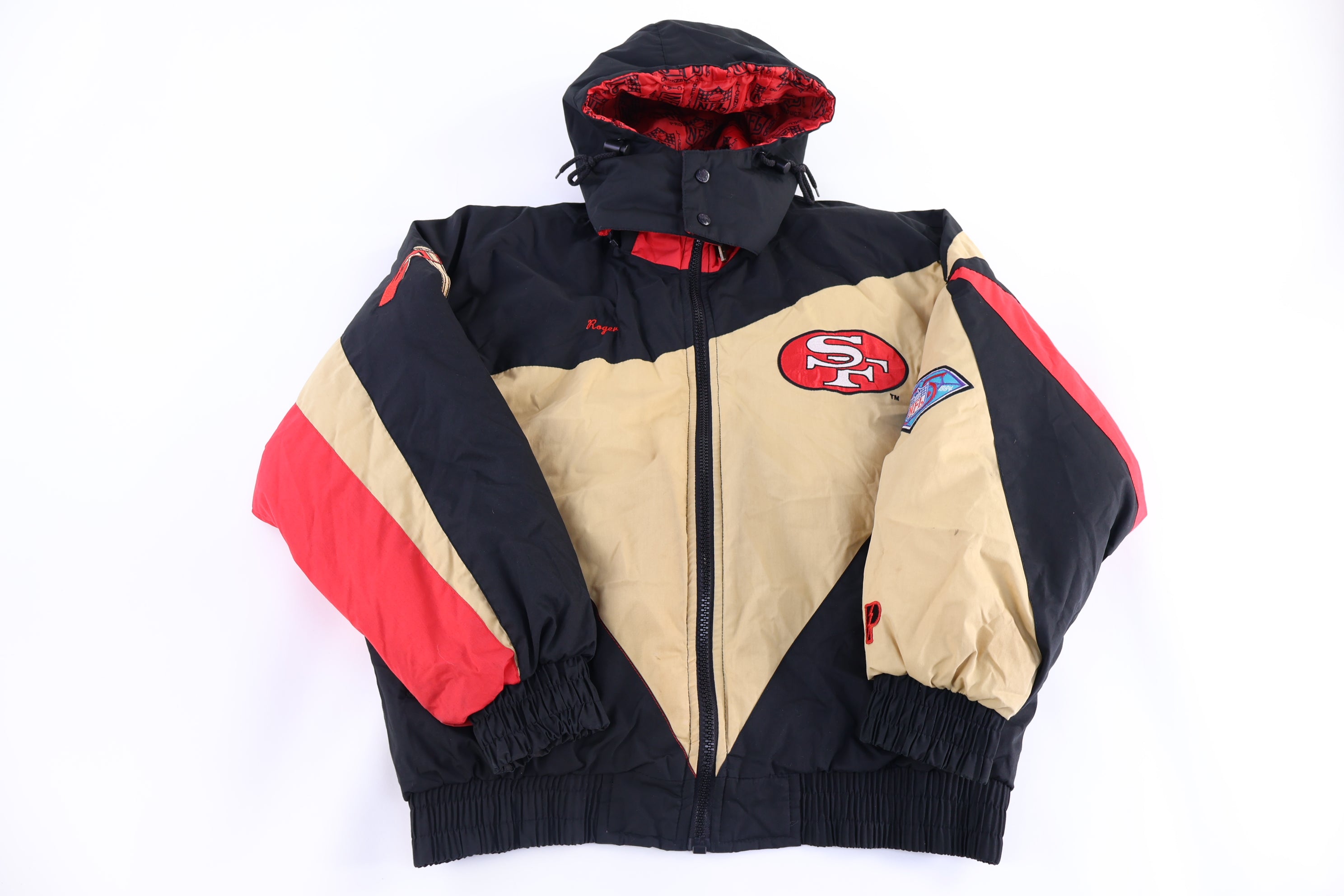90's San Francisco 49ers Football Full Zip Jacket
